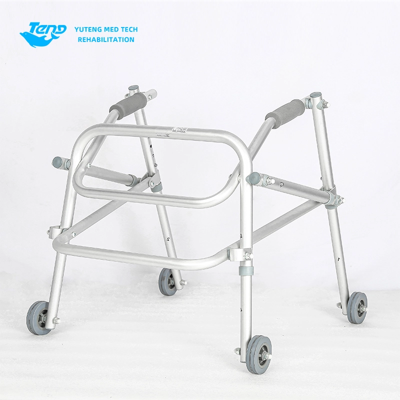 Walker de liga de alumínio de quatro rodas
