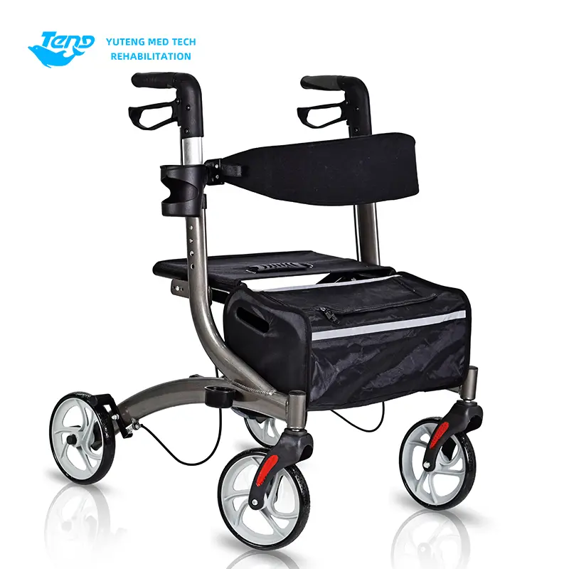 Walker de rolador de serviço pesado com assento
